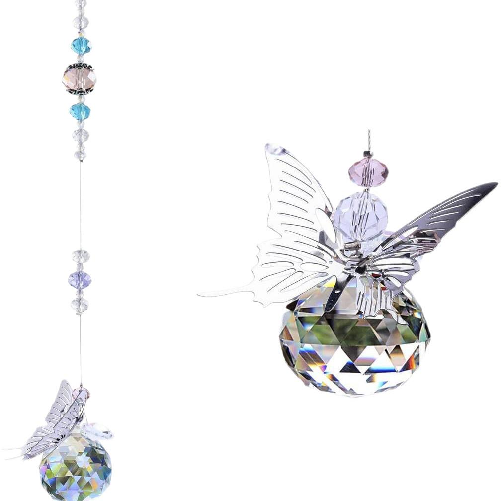 Water Crystal Garden Sun Catcher Window Decor With Geometric Shape For Modern Home Decoration