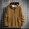 Spring Men's Large Size Hooded Sweatshirt Loose Casual Sports Top