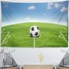 Football Tapestry Wall Hanging Blue Sky White Clouds Bohemian Natural Scenery Sleeping Mat Living Room Family Decoration
