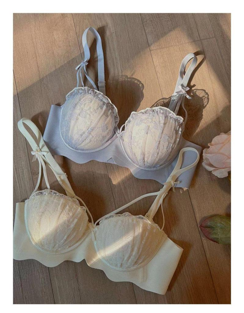 TikTok Kuaishou Sexy Wireless Lingerie: Anti-Sagging Pure Desire Bra for Women