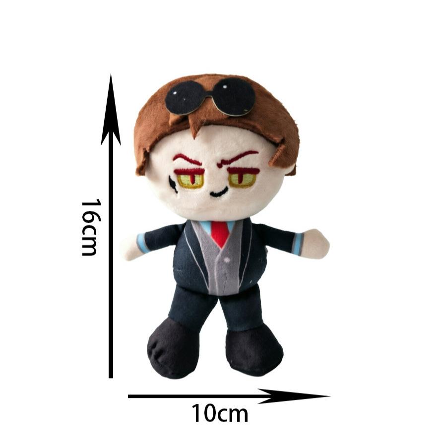 16cm Funny Good Omens Plush Doll Good Omens Stuffed Toy Decoration Plusie Doll Fans Collect Christmas Birthday Gift