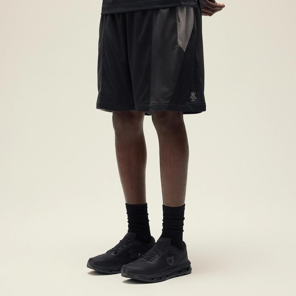 Kith Harden Panelled Mesh Short Black Men Bottoms KHM060779-001
