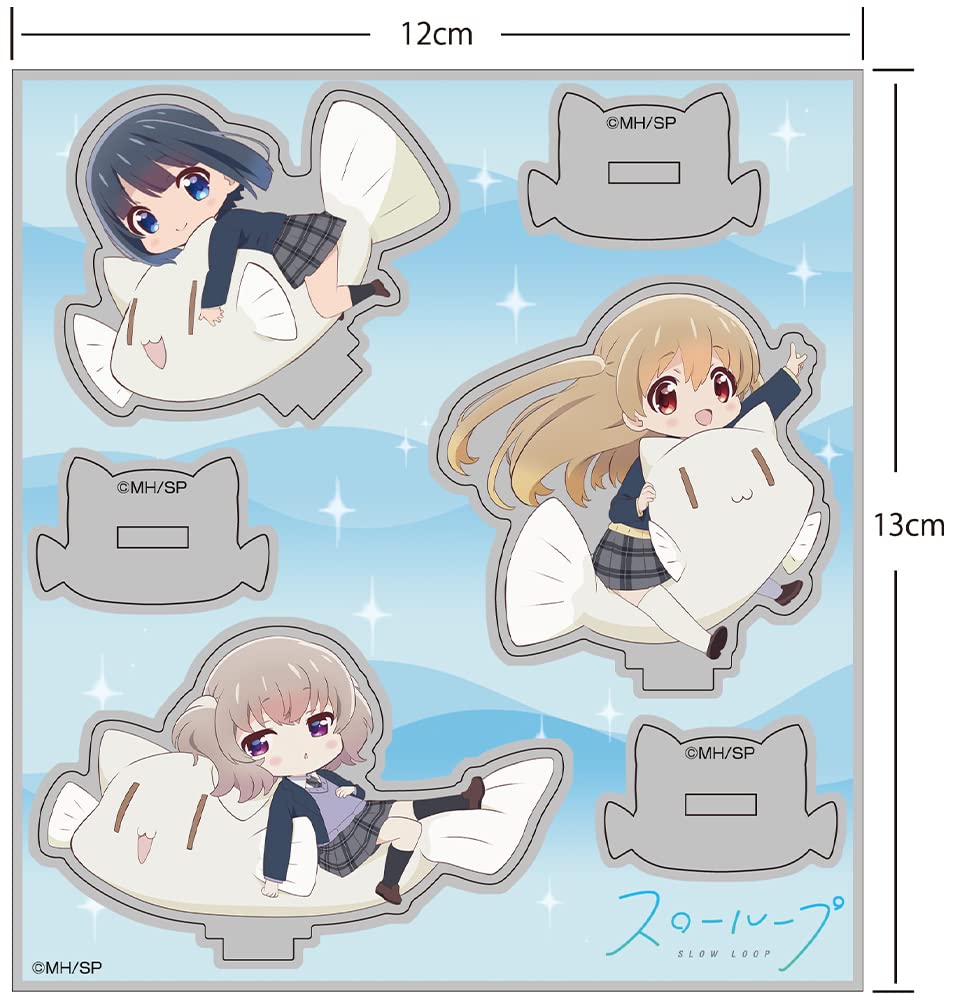 COSPA Slow Loop Going Out with Hiyori and Friends Acrylic Stand