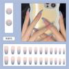24pcs Artificial Nails Durable False Artificial Nails Press On Nails Fake Nails Wearable Full Cover Nails Tips Acrylic Nail Tips