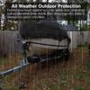 V-shaped V-shaped Yacht Cover Reflective Waterproof Boat Cover Ship Body Protective Cover  Outdoor
