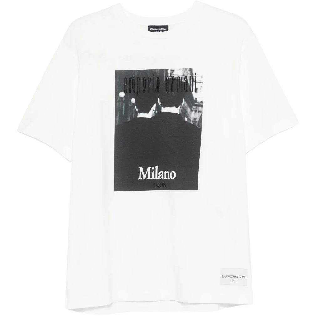 

Emporio Armani Loose Fit Graphic Design Short Sleeve T-Shirt Men tops EM004751-AF23082-F0041 S