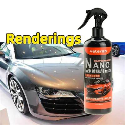 Revêtement en céramique pour voiture, dureté 9H, 500 ml, produits pour voiture, revêtement en céramique, nano verre plaqué, cristal, vernis pour voiture