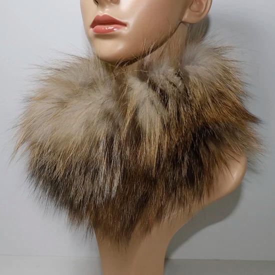 Nowy Szalik z Prawdziwego Futra Lisiego Opaski Futrzane Kobiety Zima Szaliki z Futra Lisiego Luksusowy Ocieplacz na Szyję Dobra Elastyczność Naturalne Futrzane Mufki