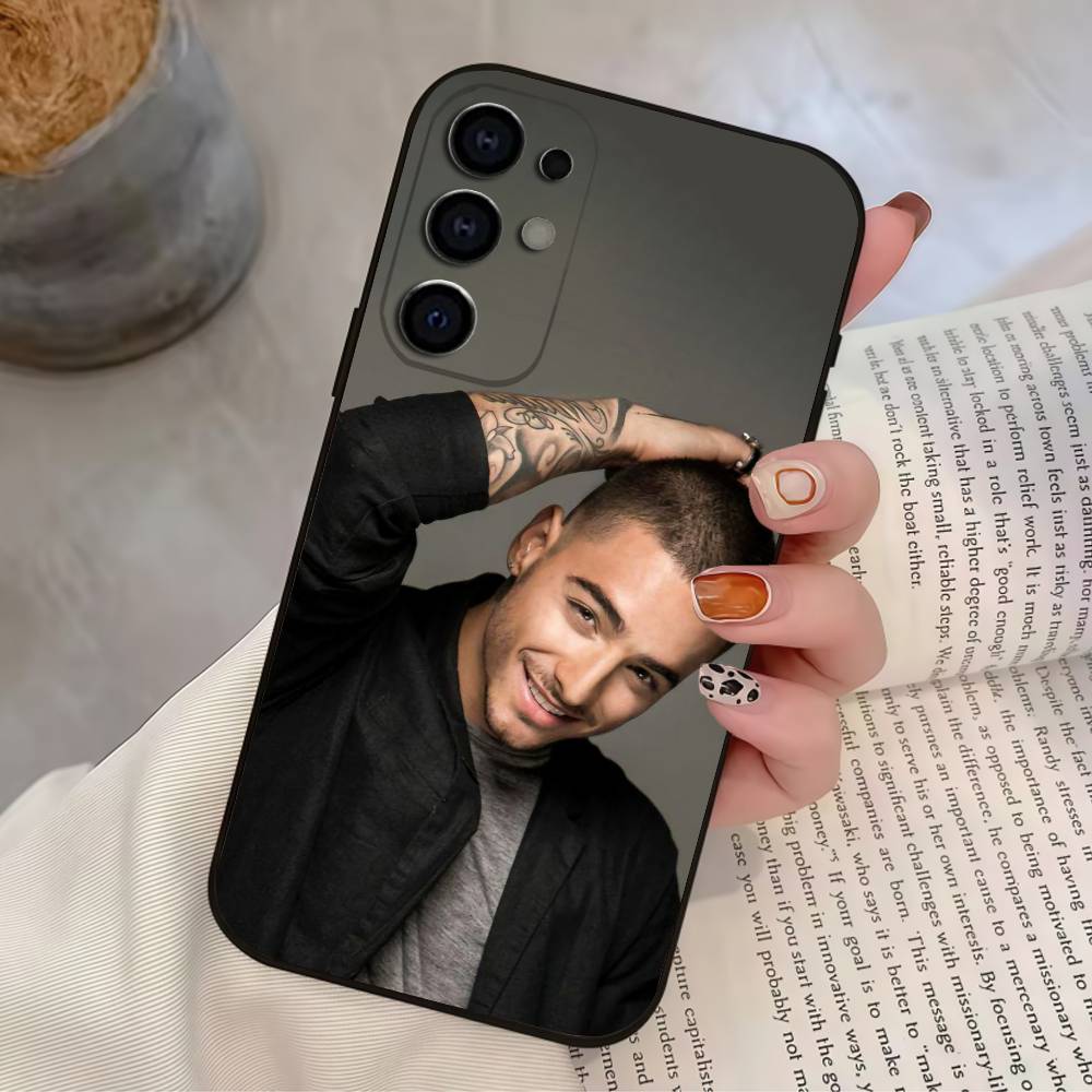 M-Maluma P-Pelon Phone Case For Samsung S25,S24,S21,S22,S23,S30,Ultra,S20,Plus,Fe,Lite,Soft Black Cover