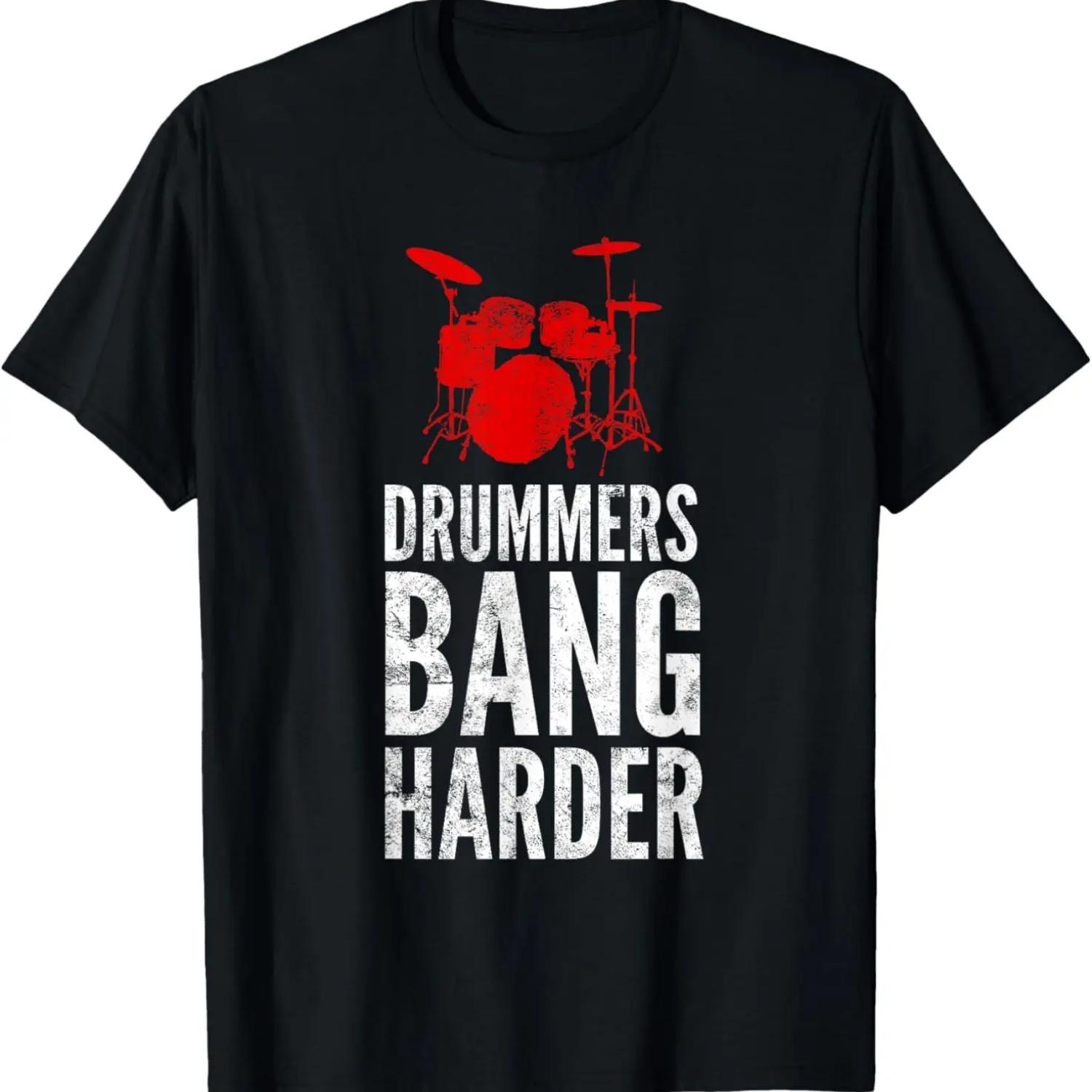 Funny Drummer T-Shirt _ Funny Drumming Saying Drum Kit Tee S