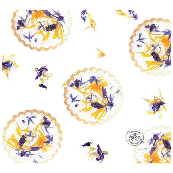 Mix of Edible Dried Flowers for Baking