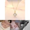 Trendy Clover Sweater Necklace Chic And Unique Suitable For Women