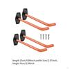4 Pieces Garage Hooks Tire Storage System Wall Mount Heavy Duty for Repair Shops
