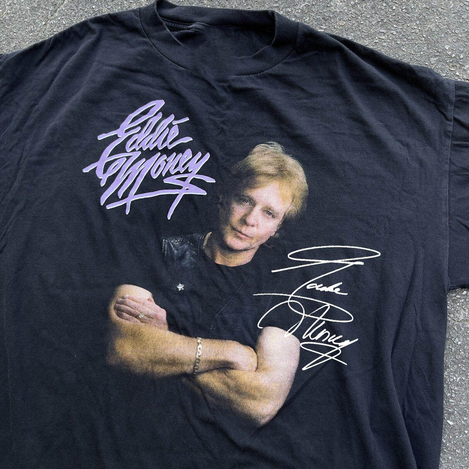 26 2003 Eddie Money Tour Signature Cotton Full Size Unisex T-shirt TMB2234 Unisex T-Shirt XXXL