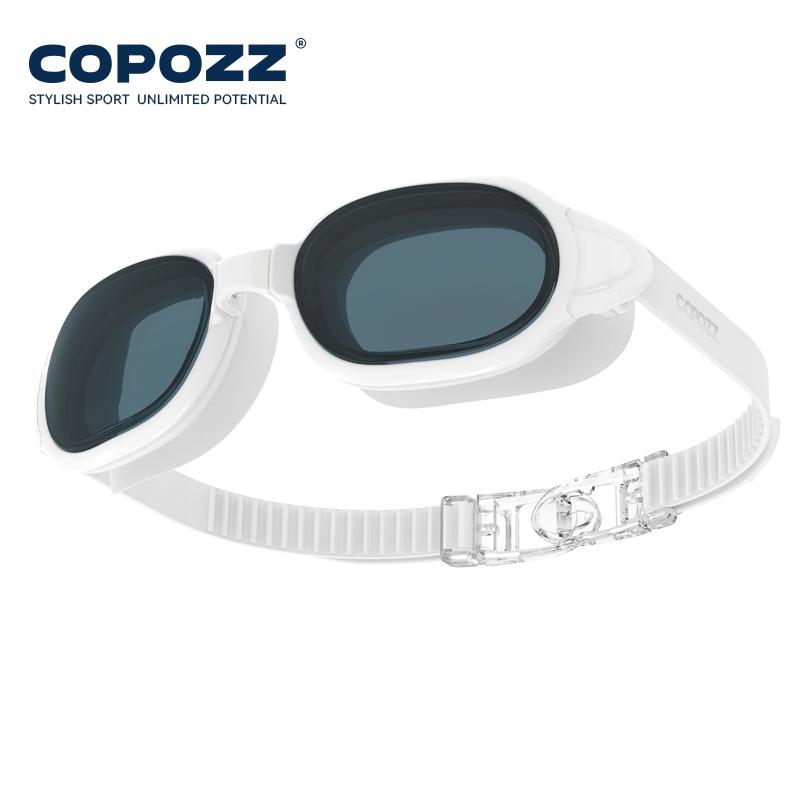 COPOZZ Myopie Schwimmbrille Herren Damen Erwachsene Schwimmbrille Professionell Antibeschlag Schwimmbad Schwimmbrille Dioptrien Schwimmbrille -1,5 bis -72