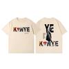 Summer Casual Loose Cotton Short Sleeve Tshirt Rapper Kanye West Tour 2026 Tshirts Unisex Women Fashion Trend Hip Hop T Shirts