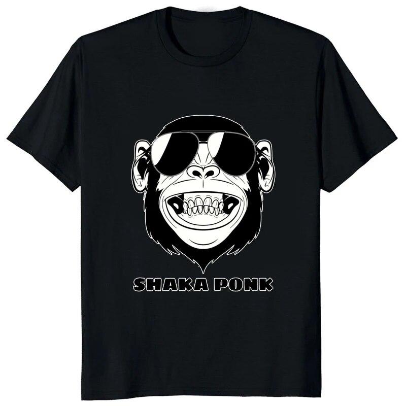 Shaka Ponk Fashion Harajuku Unisex T Shirt Unisexga Monkey Graphic Y2k Women Clothing Streetwear Hipster Loose T-shirt Casual Tees
