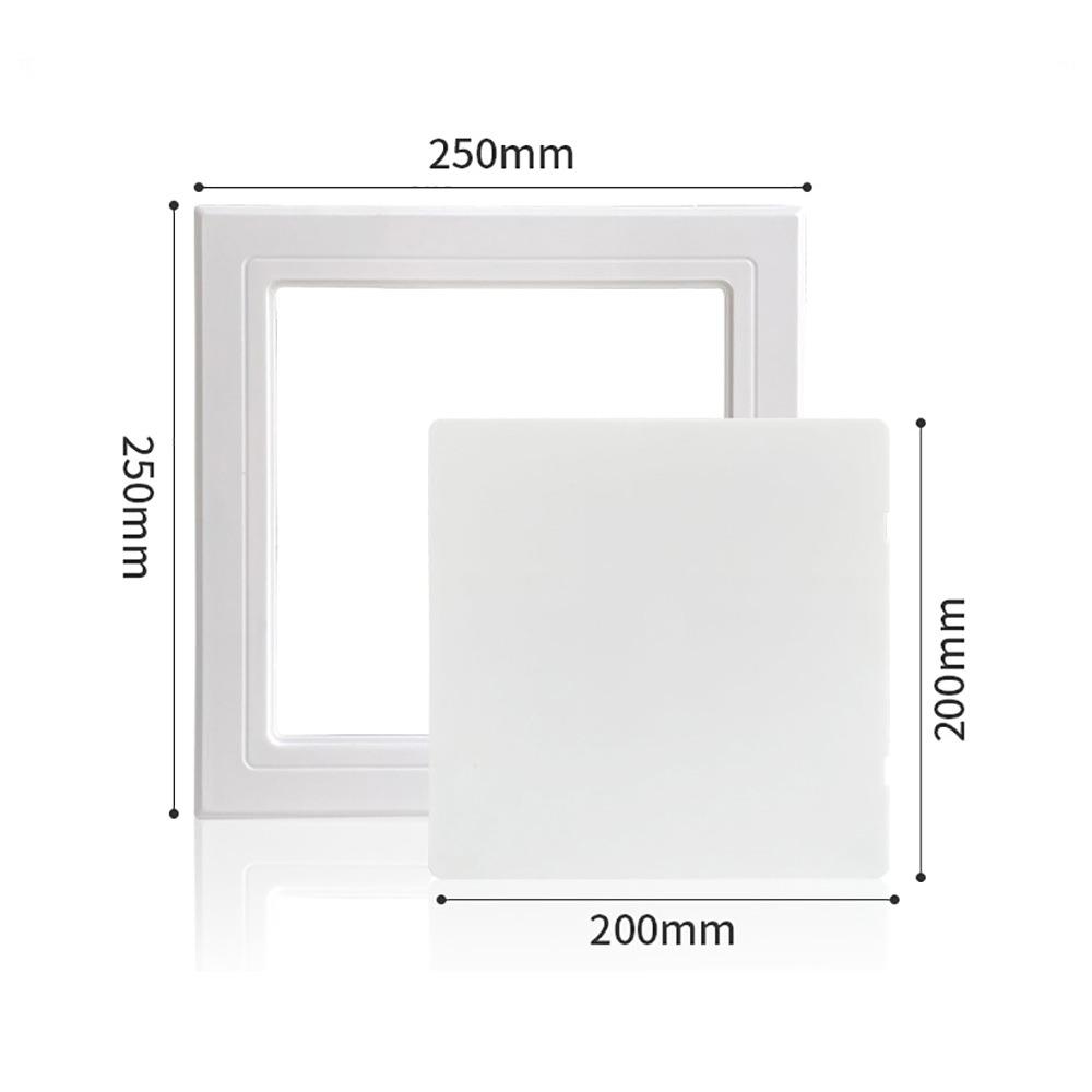 Inspektionsklappe Selbstklebend Zugangspanel Tür Weißer Kunststoff Inspektionsloch Abnehmbar Scharniert Zugangsluke Türen Wand Decke