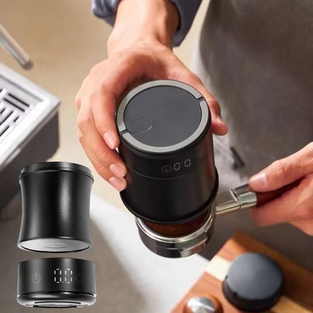 Elektronisk Kaffevåg med Hög Precision LED-skärm Kaffepulverkopp 58 MM Kaffedoseringskopp Gåva