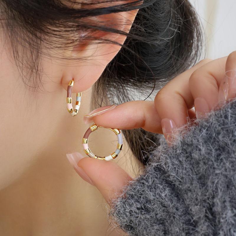 Colorful Retro French Ear Cuff: Luxurious, Fashionable, Versatile.