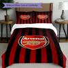 3pcs Duvet Cover Set (1*Duvet Cover + 2*Pillowcase, Without Core),football team.C Print Bedding Set, Bedroom Decor, All‑Season, Birthday Gift