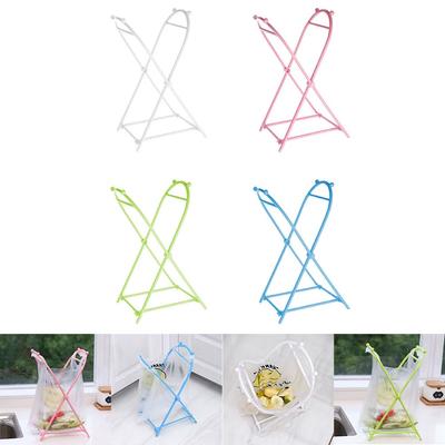 31.5*17cm Soporte para Bolsas ABS Azul/verde Duradero Plegable