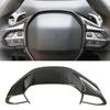 For Peugeot  508     ABS Carbon Fiber Steering Wheel Buttons Trim Decorative Frame Cover Styling Accessories