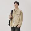 American Heavy Retro Denim Jacket Men'S Loose Large Size Trendy Handsome Tooling Jacket Trendy Brand