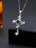 A cross pendant necklace perfect for everyday wear and holiday gifts