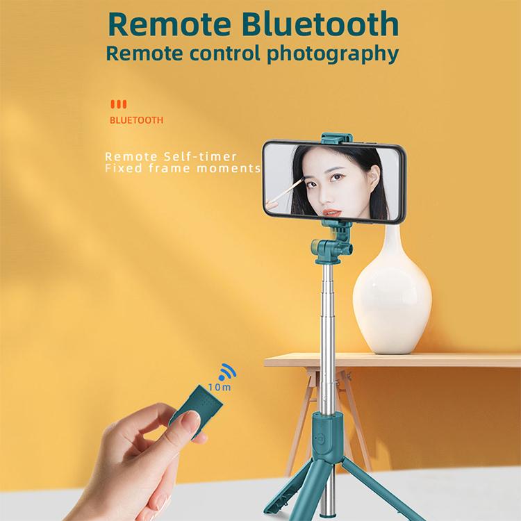 Latest Promotion Portable 360 Degree Rotation Wireless Control Handed Selfie Stick With Mini Tripod Stand