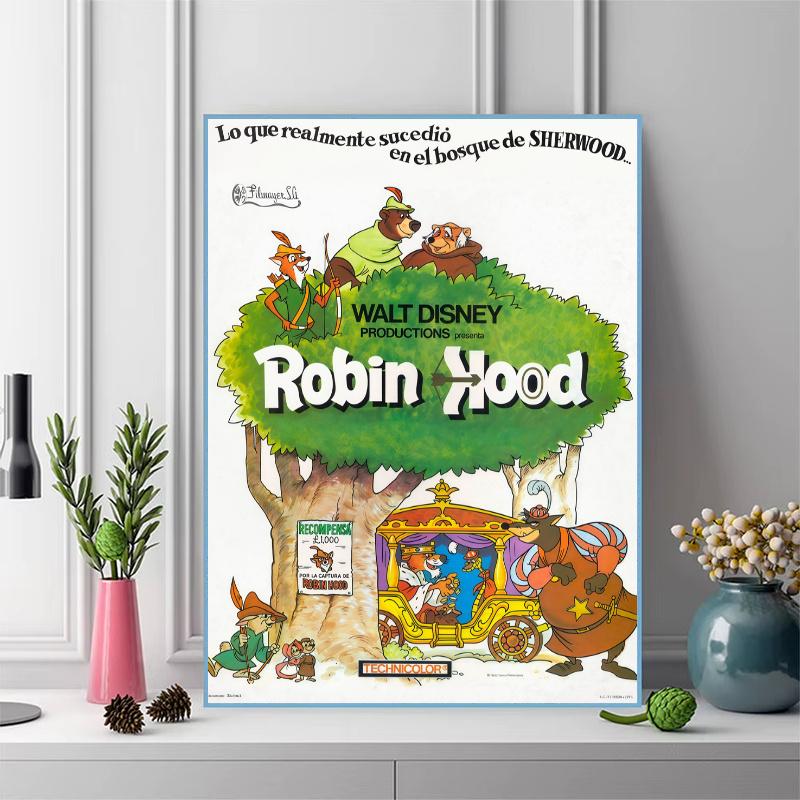 Robin Hood 100% Round Full Drill 5D DIY Diamond Painting Embroidery Cross Stitch Rhinestone Décor