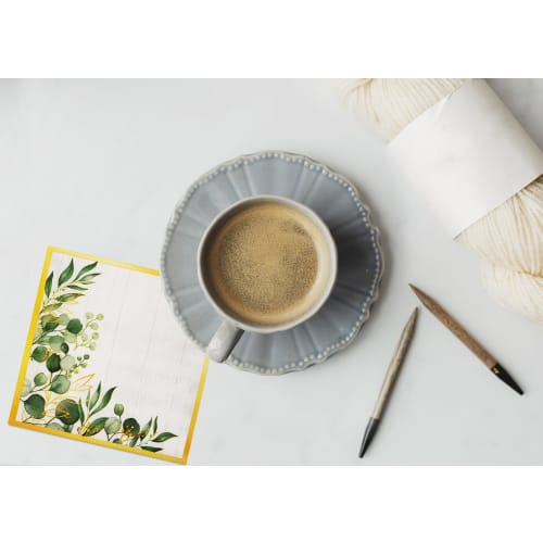 Zelten Colored Paper Party Napkins, 20 Count, Shabby Chic, for Weddings, Tea Parties, Decoupage, Green Leaves