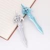 2Pcs Ancient Swords Shape Gel Pen with Black Ink Martial Arts