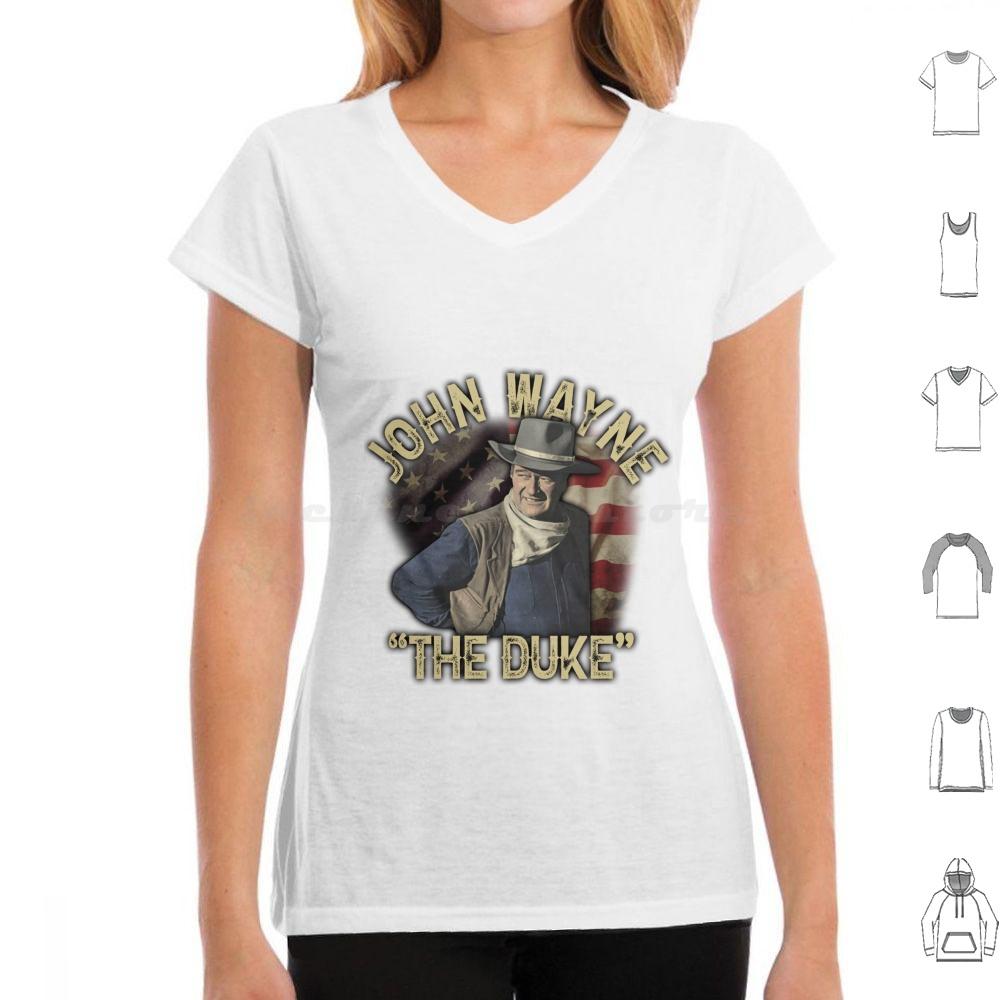 John Wayne The T Shirt Cotton Men Women DIY Print John Wayne Absinthe Joanne Cinema Fotografia Magliette The John Wayne Bravo