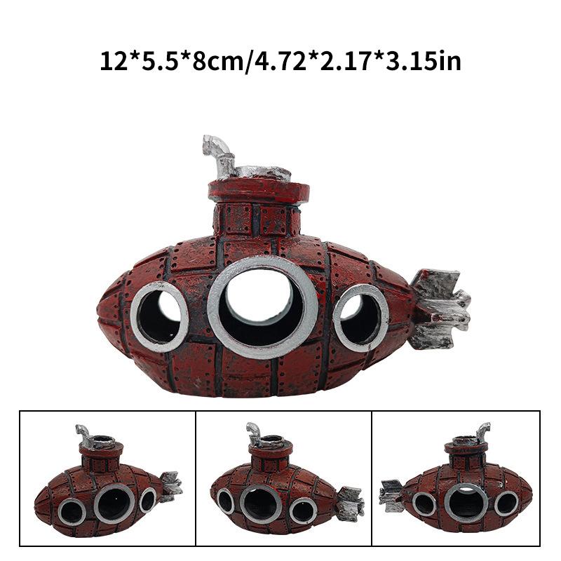 Fish Tank Landscaping Decoration Submarine Ornaments Aquarium Decoration Resin Ornaments Breeding Cave Fish And Shrimp Shelter