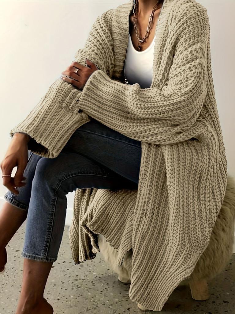 Women's Cardigan, Solid Color for Fall and Winter