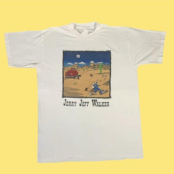 Vintage Jerry Jeff Walker Luckenbach Shirt Classic White Unisex Unisex T-Shirt XL