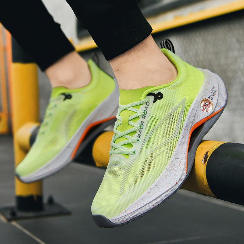 New Running Shoes Marathon Racing Carbon Plate Men's Sports Shoes Non-slip Cushioning Tennis Cross Training Shoes Trail Sneakers