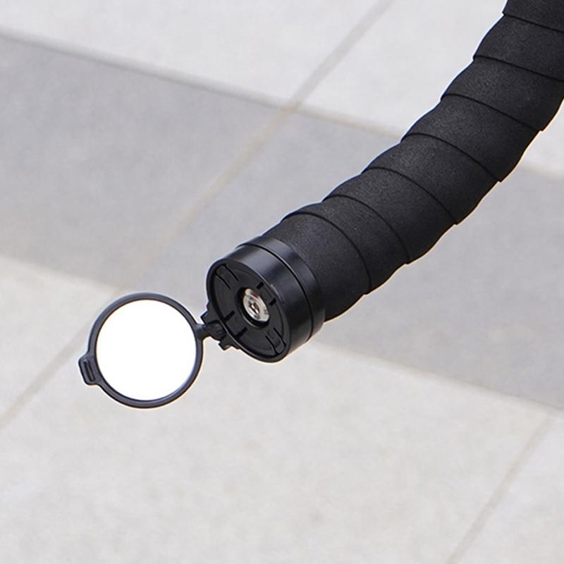 Specchietto Retrovisore per Bicicletta Universale Regolabile Specchietti Convessi Rotante Tappo Manubrio Specchietto Retrovisore per Accessori Bicicletta da Strada MTB