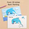 Non-Toxic 20 Pieces Of Stereo Sticker Puzzles 3D Sticker Decals Fun Diy Games Suitable For Kidsren Halloween And Christmas Gifts