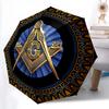 1PC Freemasonry Umbrella Portable Folding Umbrella Iron Frame Hole Bone Structure Outdoor Home Umbrella A7