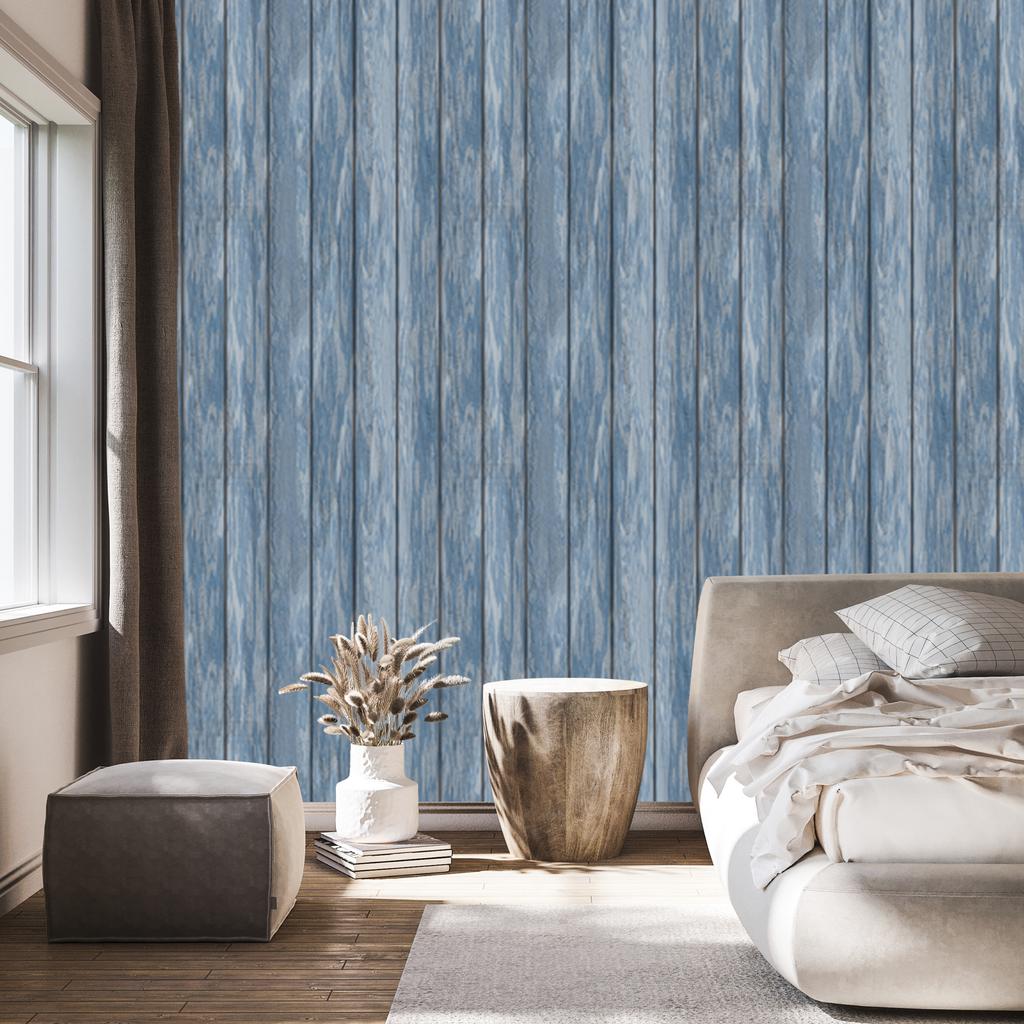 Wallpaper Wood Wooden Boards Modern Pattern for Living Room and Bedroom 50x1000