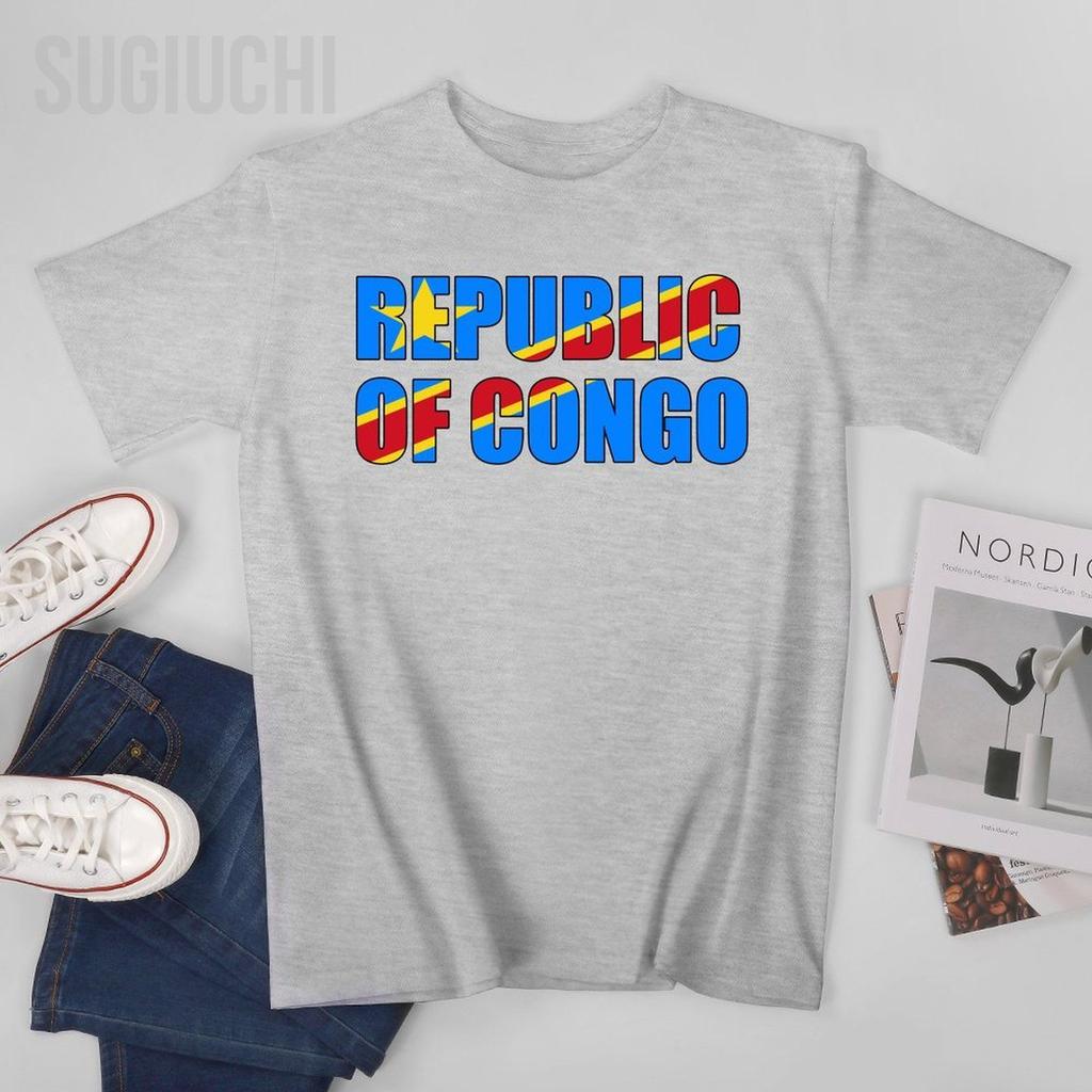 Unisex Short TShirt Democratic Republic of Congo Tshirt Tees Oneck T Shirts WoUnisex Boys 100 Cotton Unisex Apply All Seasons