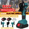 3000W Brushless Cordless Angle Grinder Polishing Grinding Machine Diamond Cutting Tool Power Tool