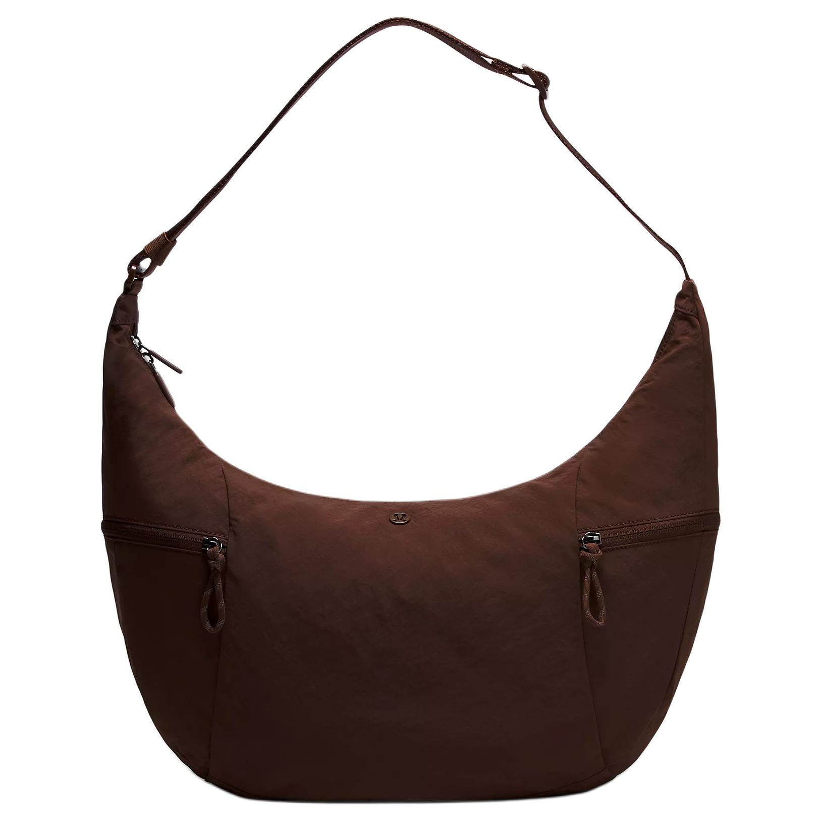 Lululemon Large Slouchy 13L Solid Color Minimalist Fashion Casual Polyester Shoulder Bag Unisex bags Lava-Cake LU9CADS-069026 Lava Cake