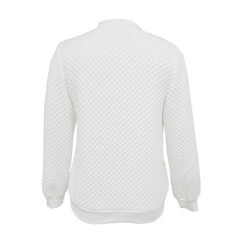 Women S Solid Long Sleeve Zip Knit Jacket Coat