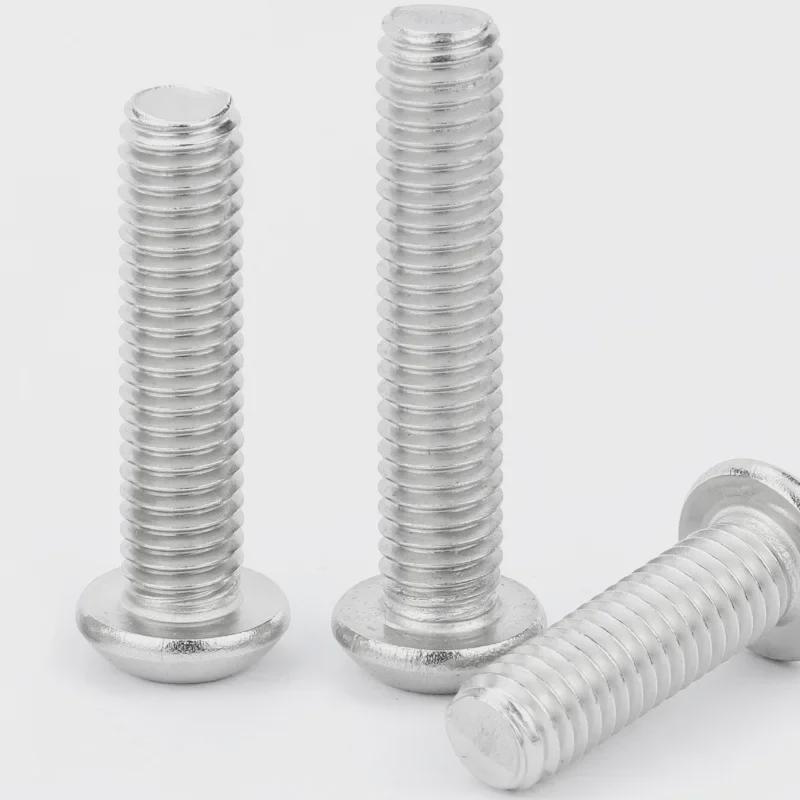 201 Stainless Steel Hex Socket Machine Screw: Pan Head, M3-M10