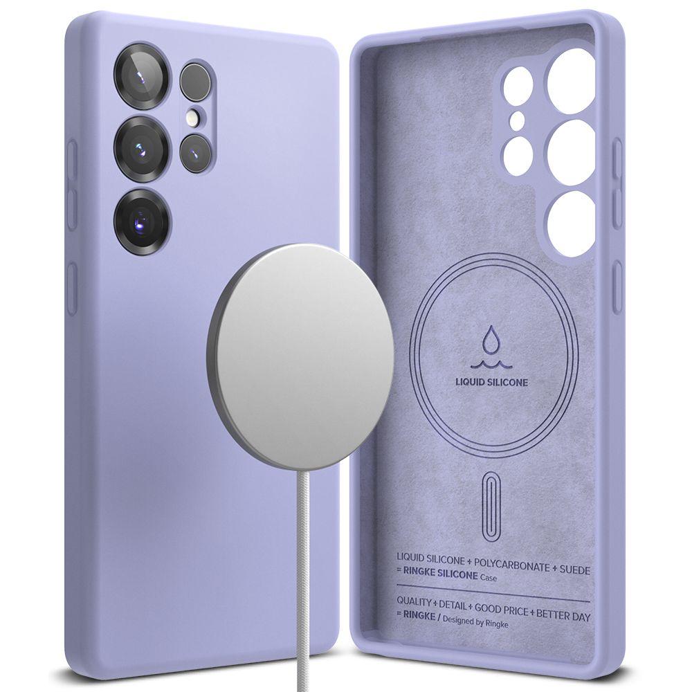 Ringke Silicone Magnetic Magsafe Galaxy S25 Ultra Lavender