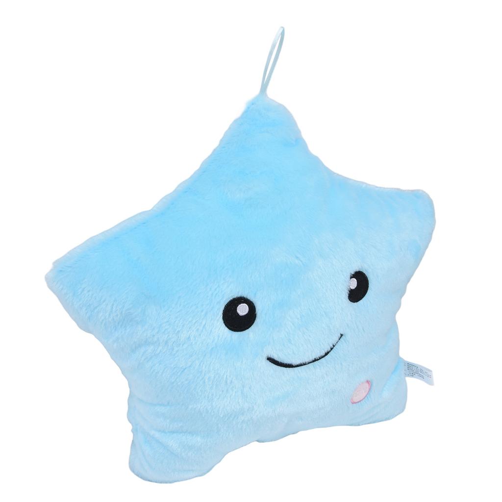 Luminous Pillow Star Shape Beautiful Color Cute Glowing Plush Throw Pillow for Party Daily
