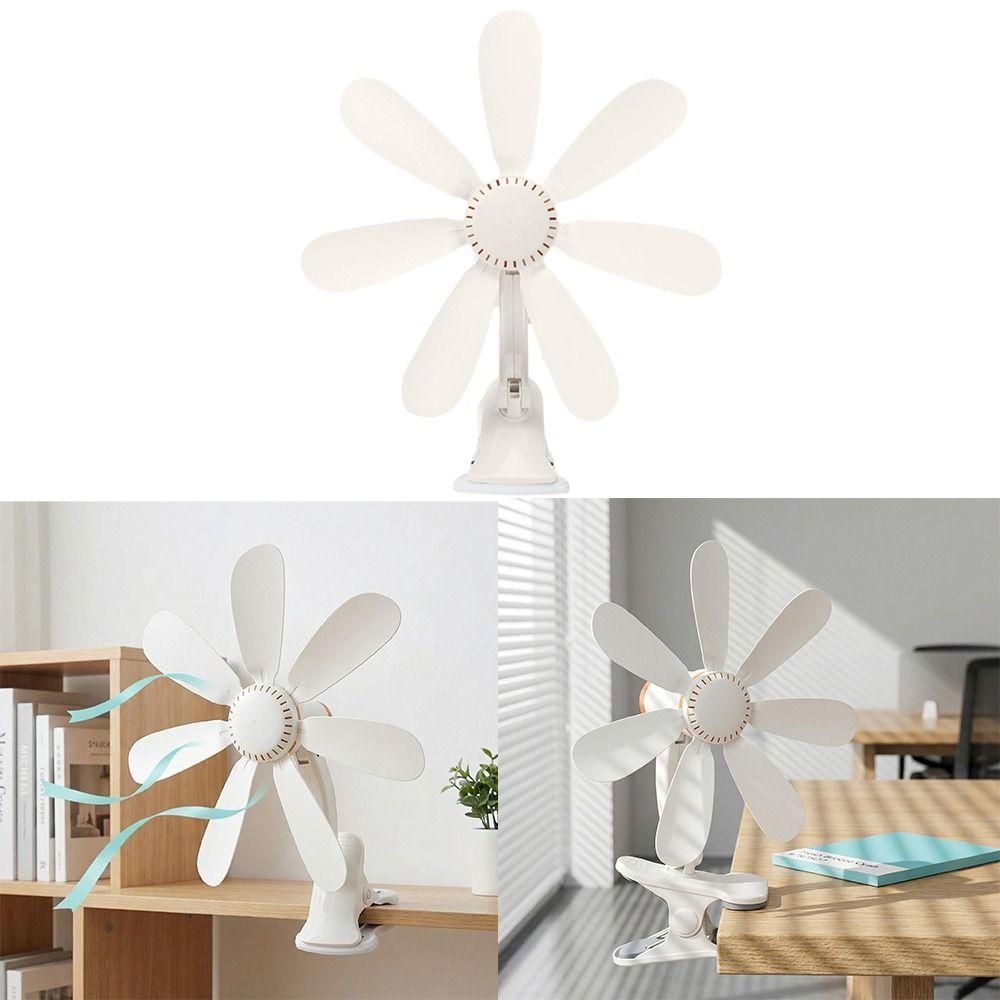 Strong Wind Portable Clip Fan Powerful Airflow Mini Quiet Fan Small Personal Cooling Fan  Bedroom